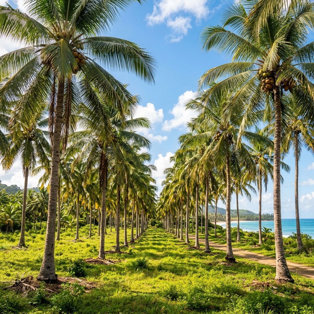 Coconut Plantation in Kerala